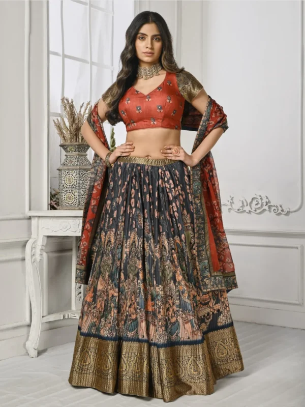 Designer Silk Lehenga Choli