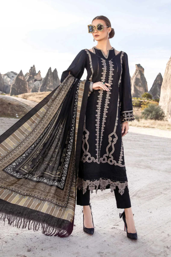 Black Pakistani Party Outfit Salwar Kameez