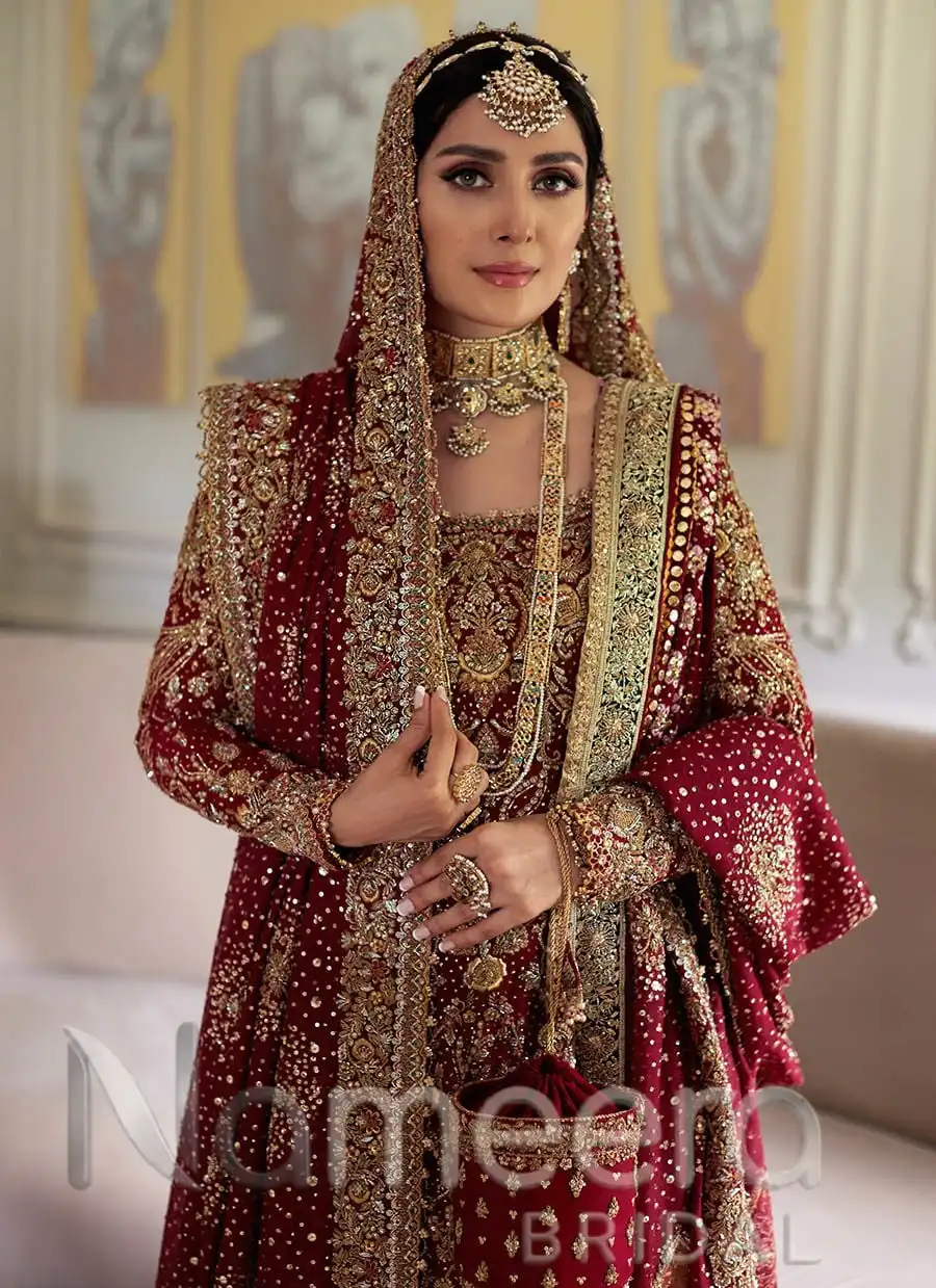 Latest Bridal Scarlett Lehenga with Long Shirt