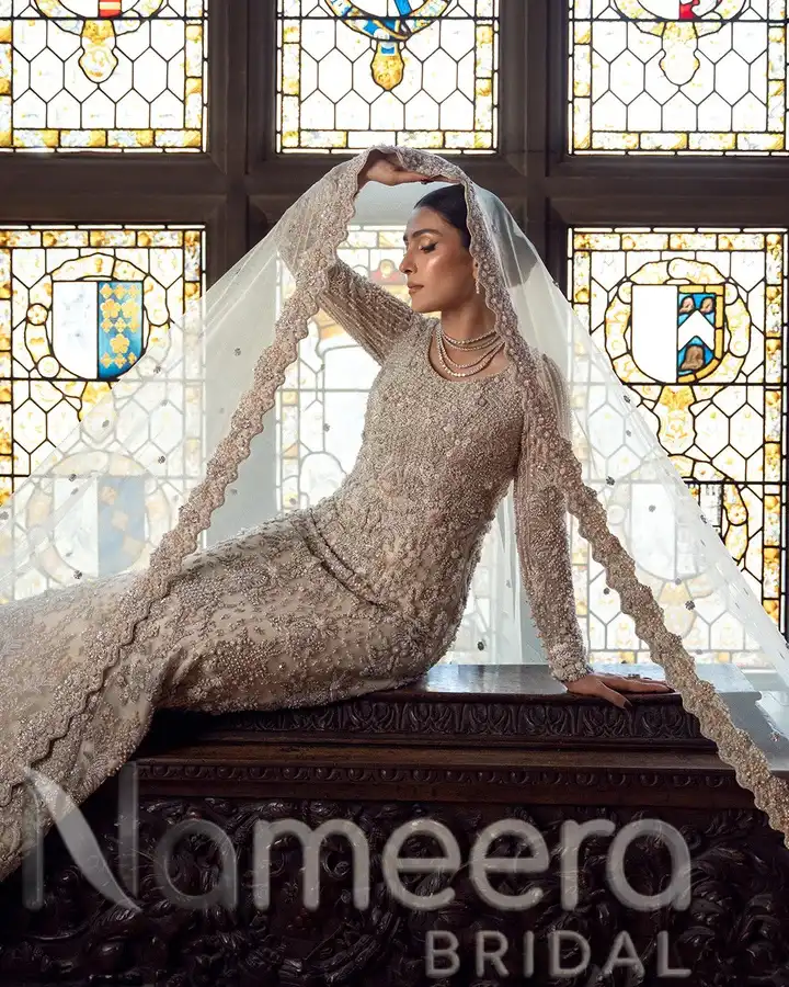 Indian Wedding Dress Long Vail Bridal Gown