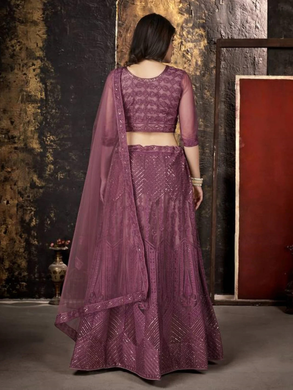 Weaving ON NET LEHENGA CHOLI - Image 2
