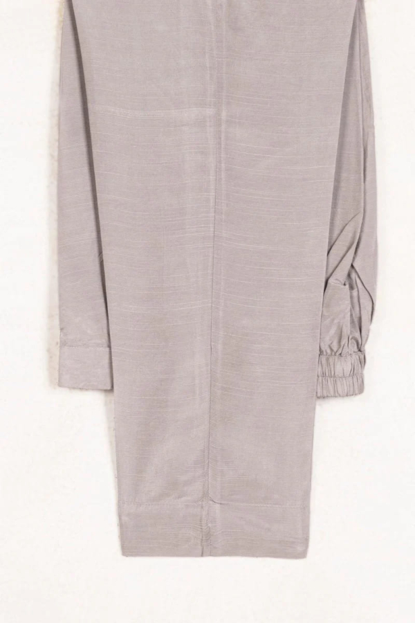 Sequins embroidered net shirt and dupatta with grip silk trousers - Image 3
