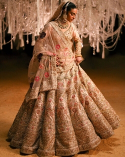 Blush Pink Indian Bridal Lehenga Choli