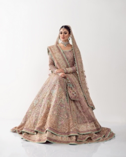 Classic Lavender Indian Bridal Lehenga Choli