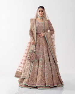 Classic Lavender Indian Bridal Lehenga Choli