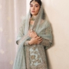 Elegant Ice Blue Sharara Suit for Pakistani Wedding - Image 4