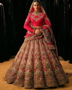 Hot Pink Lehenga Choli Indian Bridal