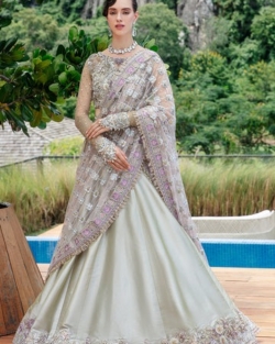 Indian Bridal Light Green Lehenga Choli