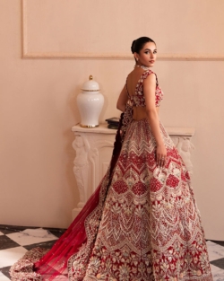 Indian Bridal Red Lehenga with Choli