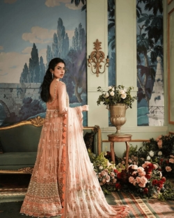 Indian Bridal Wedding Open Gown Lehenga