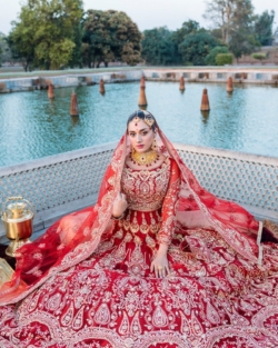 Indian Red Bridal Wedding Lehenga Choli