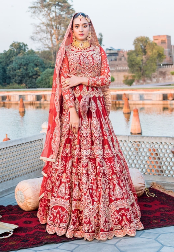 Indian Red Bridal Wedding Lehenga Choli