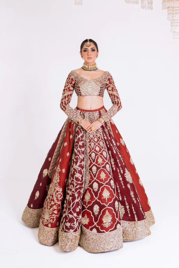 Indian Royal Lehenga Choli Bridal Outfit