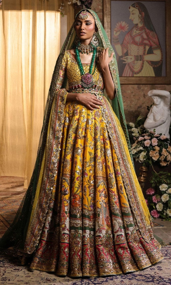 Latest Bridal Sunny Yellow Lehenga Choli - Image 5