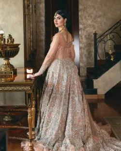 Pakistani Bridal Dress Lehenga Gown Style Wedding Outfit