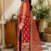 Red Pakistani Salwar Kameez With Dupatta - Image 4