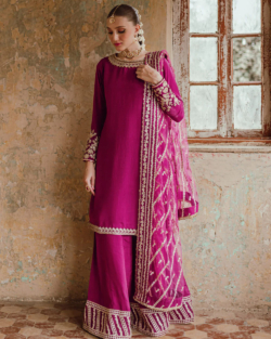 Pakistani Party Classical Magenta Shirt Trouser