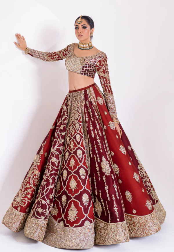 Indian Royal Lehenga Choli Bridal Outfit - Image 5