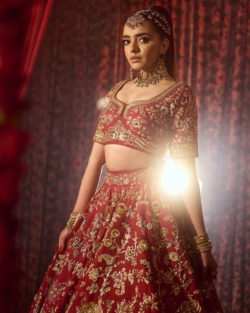 Traditional Indian Bridal Red Lehenga Choli