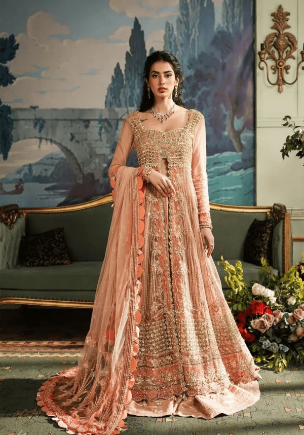 Indian Bridal Wedding Open Gown Lehenga