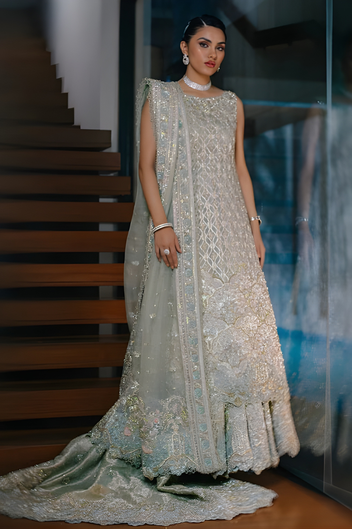 Cherie Pakistani Bridal Lehnga Choli Set