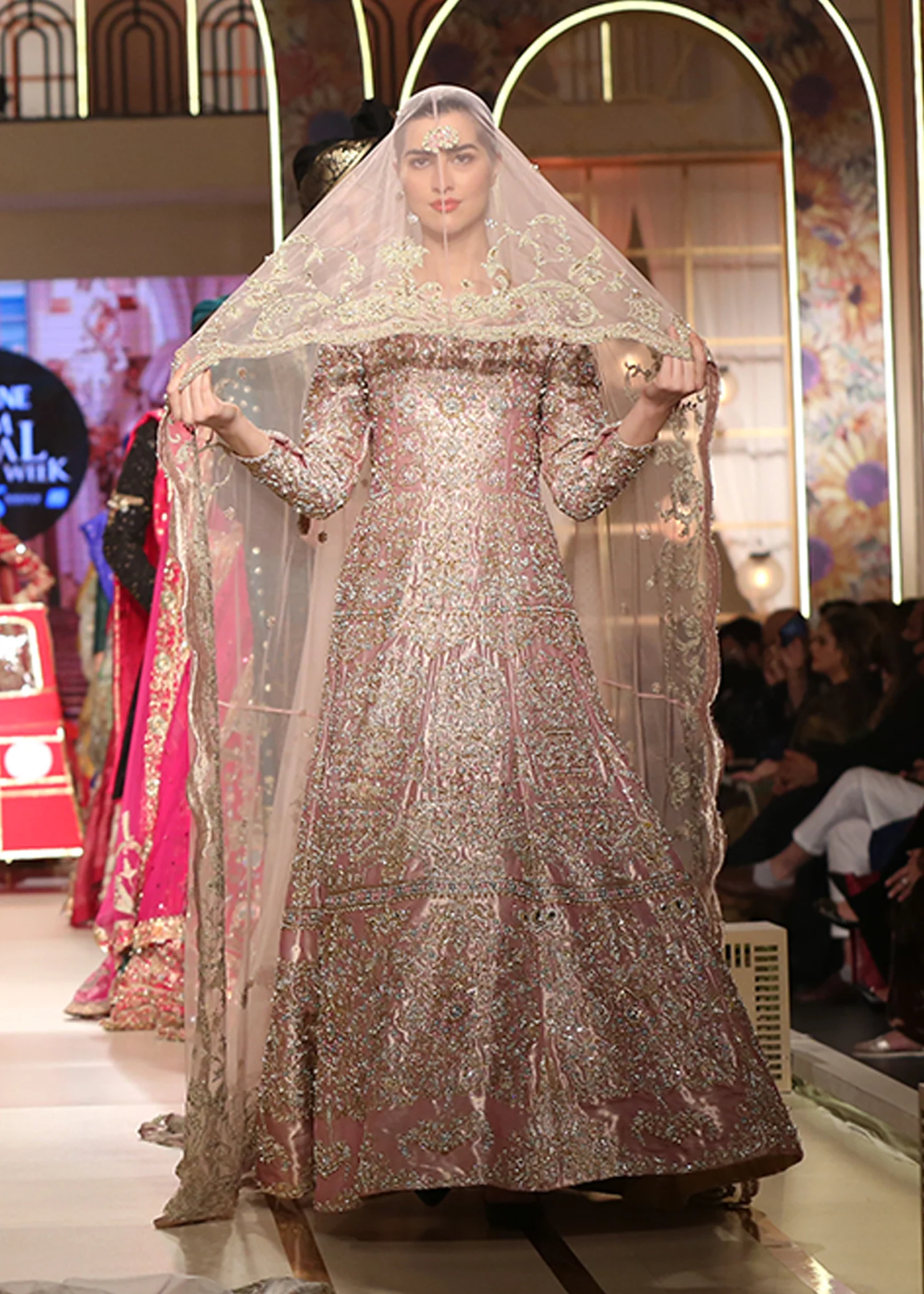 Pink Monarchy Power Pink Pakistani Bridal Lehenga