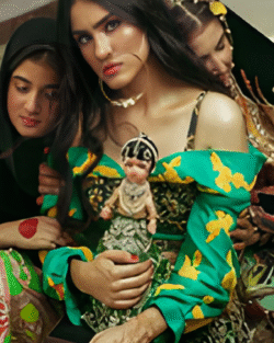 Multi Embroidered Pakistani Bridal Lehnga Choli